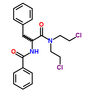 N-[1-[bis(2-chloroethyl)carbamoyl]-2-phenyl-ethyl]benzamide Structure,3183-30-0Structure