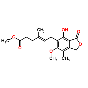 Mycophenolic acid methyl ester Structure,31858-66-9Structure