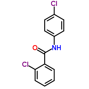 Benzamide,2-chloro-n-(4-chlorophenyl)- Structure,319-39-1Structure