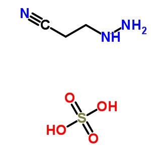 3-肼基丙腈结构式_31910-39-1结构式