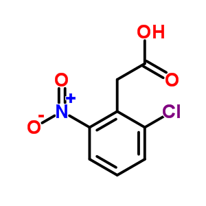 Benzeneacetic acid,2-chloro-6-nitro- Structure,31912-08-0Structure