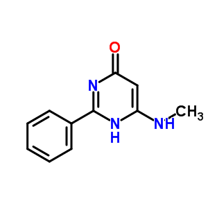 6-(Methylamino)-2-phenylpyrimidin-4(3h)-one Structure,31937-01-6Structure