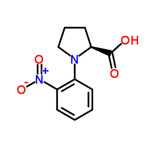 N-(2-硝基苯基)-l-脯氨酸结构式_31981-54-1结构式