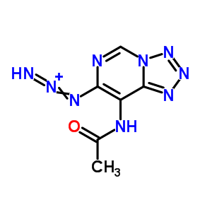 N-(7-叠氮基四唑并[1,5-c]嘧啶-8-基)-乙酰胺结构式_3210-48-8结构式