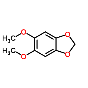 5,6-Dimethoxy-1,3-benzodioxole Structure,3214-12-8Structure