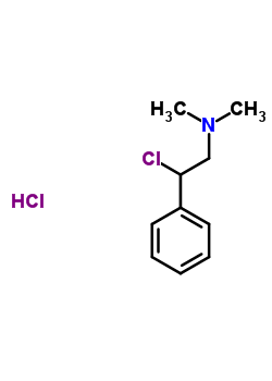 2-Chloro-n,n-dimethyl-2-phenyl-ethanamine hydrochloride Structure,32184-20-6Structure