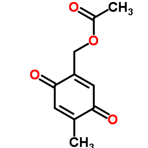 2-Methyl-5-(acetoxymethyl)-p-benzoquinone Structure,32185-60-7Structure