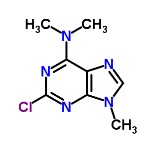 2-Chloro-n,n,9-trimethyl-9h-purin-6-amine Structure,32186-94-0Structure