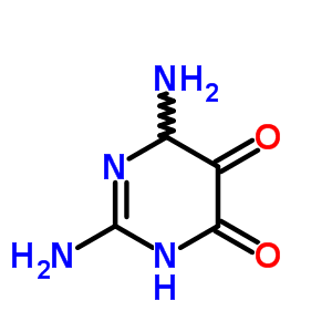 (9ci)-2,6-二氨基-1,6-二氢-4,5-嘧啶二酮结构式_32267-39-3结构式