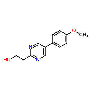 5-(4-Methoxyphenyl)-2-pyrimidineethanol Structure,322732-57-0Structure