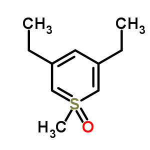 3,5-Diethyl-1-methyl-thiopyran 1-oxide Structure,32398-61-1Structure