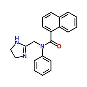 N-[(2-imidazolin-2-yl)methyl ]-n-phenyl-1-naphthalenecarboxamide Structure,32421-56-0Structure