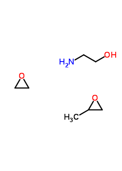 Monoethanolamine, ethylene oxide, propylene oxide polymer Structure,32439-74-0Structure