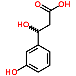 3-(3-Hydroxyphenyl)-3-hydroxypropionic acid Structure,3247-75-4Structure