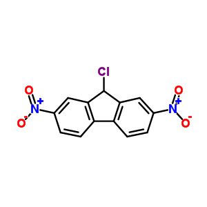 9H-fluorene,9-chloro-2,7-dinitro- Structure,32501-37-4Structure