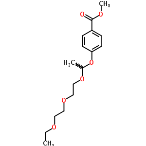 Methyl 4-[1-[2-(2-ethoxyethoxy)ethoxy]ethoxy]benzoate Structure,32514-72-0Structure