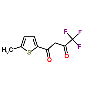 1,3-Butanedione,4,4,4-trifluoro-1-(5-methyl-2-thienyl)- Structure,326-72-7Structure