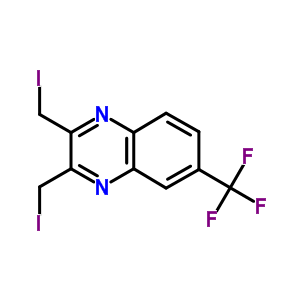 2,3-Bis(iodomethyl)-6-(trifluoromethyl)quinoxaline Structure,32602-09-8Structure