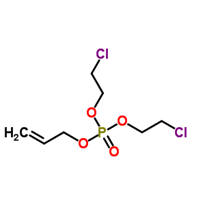 3-[Bis(2-chloroethoxy)phosphoryloxy]prop-1-ene Structure,32670-89-6Structure