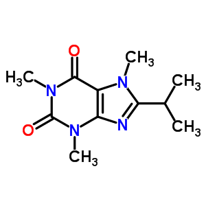 1,3,7-Trimethyl-8-propan-2-yl-purine-2,6-dione Structure,3279-79-6Structure