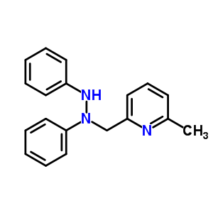 2-[(1,2-二苯肼基)甲基]-6-甲基-吡啶结构式_32812-37-6结构式