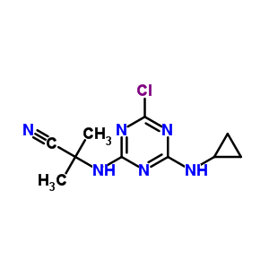 环丙腈津结构式_32889-48-8结构式