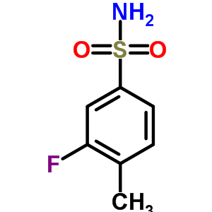 3-Fluoro-4-methylbenzenesulfonamide Structure,329909-29-7Structure