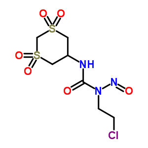 1-(2-Chloroethyl)-1-nitroso-3-(1,1,3,3-tetraoxo-1,3-dithian-5-yl)urea Structure,33022-05-8Structure