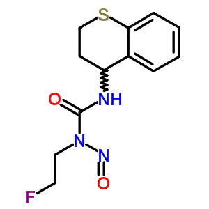 1-(2-Fluoroethyl)-1-nitroso-3-(3,4-dihydro-2h-1-benzothiopyran-4-yl)urea Structure,33024-46-3Structure