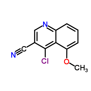 4-Chloro-5-methoxy-3-quinolinecarbonitrile Structure,331662-72-7Structure