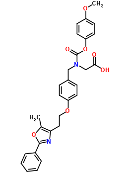 Muraglitazar Structure,331741-94-7Structure