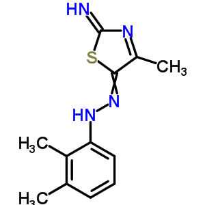 N-[(2-imino-4-methyl-1,3-thiazol-5-ylidene)amino]-2,3-dimethyl-aniline Structure,33175-01-8Structure