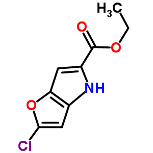 Ethyl 2-chloro-4h-thieno[3,2-b]pyrrole-5-carboxylate Structure,332099-38-4Structure