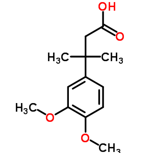 3-(3,4-Dimethoxyphenyl)-3-methyl-butanoic acid Structure,33214-44-7Structure