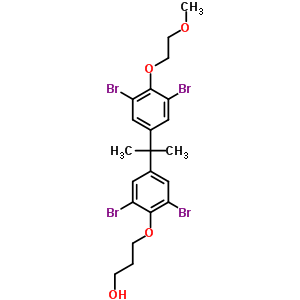 Tetrabromobisphenol-a diglycidyl ether polymer Structure,33294-14-3Structure