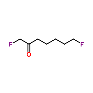 1,7-二氟-2-庚酮结构式_333-06-2结构式