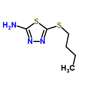 5-Butylsulfanyl-[1,3,4]thiadiazol-2-ylamine Structure,33313-06-3Structure