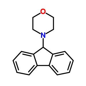 Morpholine,4-(9h-fluoren-9-yl)- Structure,3333-07-1Structure