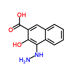 4-Hydrazino-3-hydroxy-naphthalene-2-carboxylic acid Structure,333395-43-0Structure