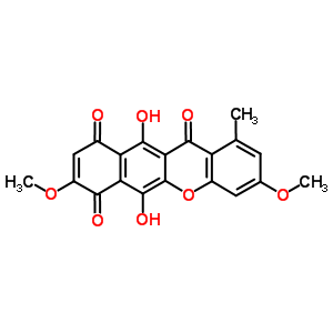 Bikaverin Structure,33390-21-5Structure