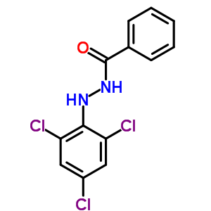 Benzoic acid 2-(2,4,6-trichlorophenyl) hydrazide Structure,33422-33-2Structure