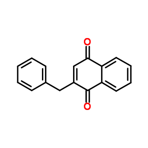 2-Benzylnaphthalene-1,4-dione Structure,33440-68-5Structure