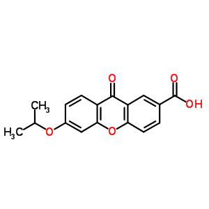 6-(1-Methylethoxy)-9-oxo-9h-xanthene-2-carboxylic acid Structure,33458-93-4Structure