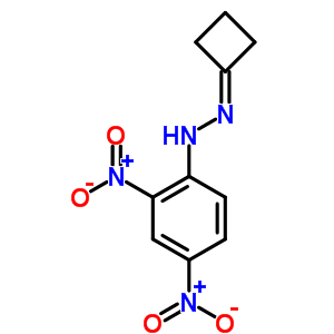 N-(cyclobutylideneamino)-2,4-dinitro-aniline Structure,3349-70-0Structure