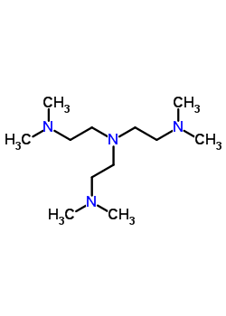 三(2-二甲氨基乙基)胺结构式_33527-91-2结构式