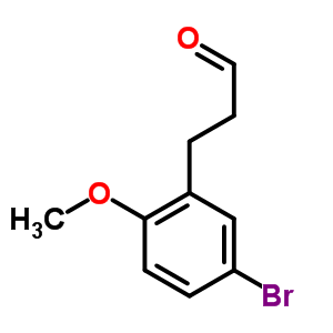 5-Bromo-2-methoxy-benzenepropanal Structure,33538-85-1Structure