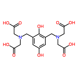 ((3-[(Bis-carboxymethyl-amino)-methyl ]-2,5-dihydroxy-benzyl)-carboxymethyl-amino)-acetic acid Structure,33552-26-0Structure