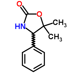 2-Oxazolidinone,5,5-dimethyl-4-phenyl-(8ci,9ci) Structure,33664-93-6Structure