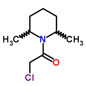 2-氯-1-(2,6-二甲基-哌啶-1-基)-乙酮结构式_33681-23-1结构式