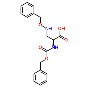 3-[(Benzyloxy)amino]-n-[(benzyloxy)carbonyl]-l-alanine Structure,337368-14-6Structure